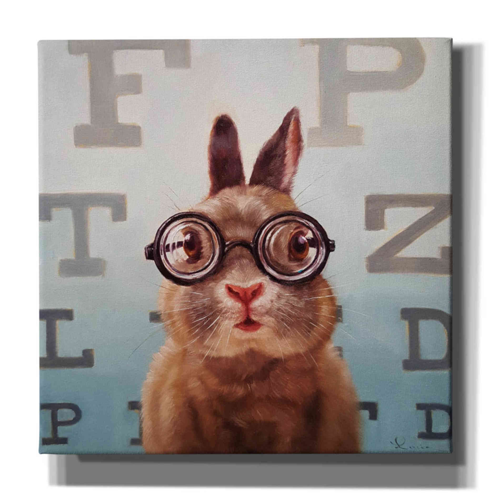 'Four Eyes' by Lucia Heffernan, Canvas Wall Art