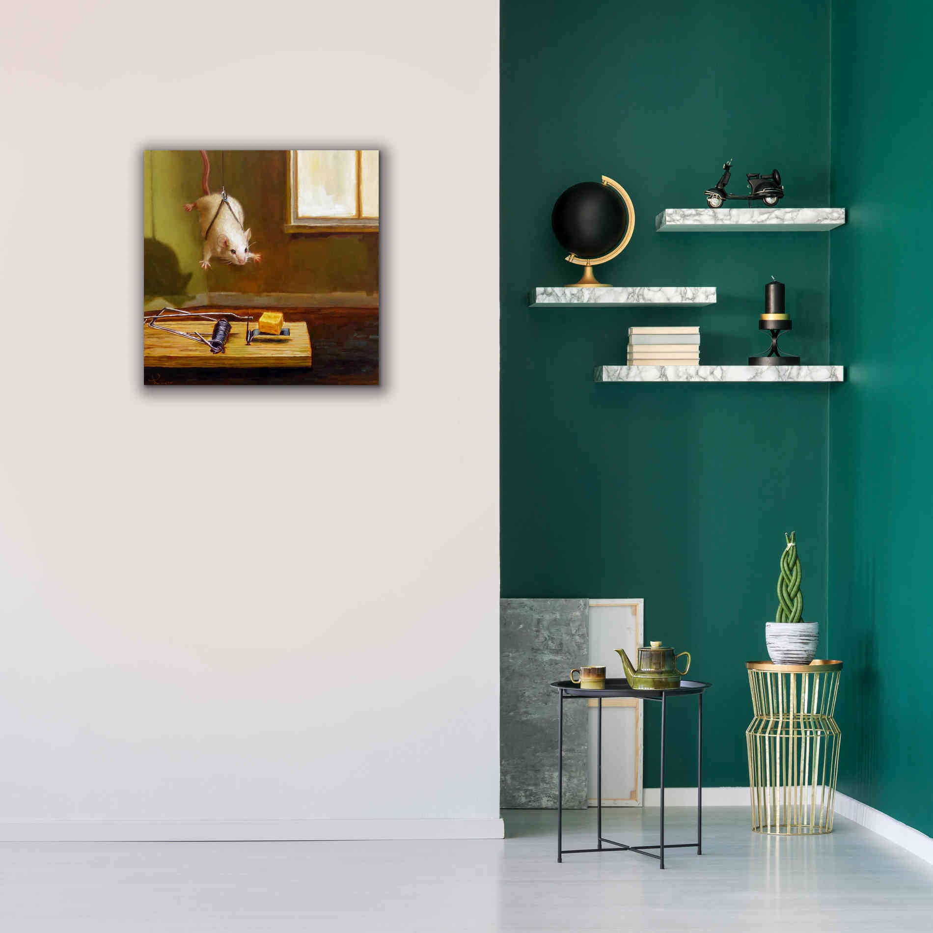 'Mission Impossible' by Lucia Heffernan, Canvas Wall Art,26x26