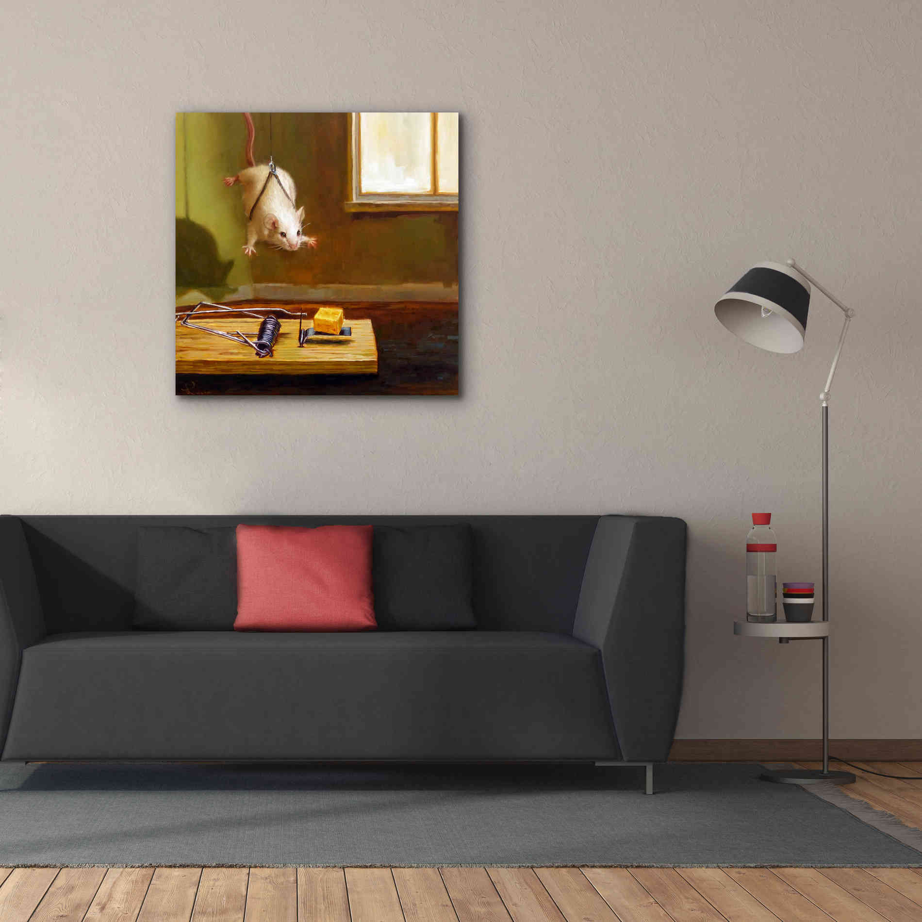 'Mission Impossible' by Lucia Heffernan, Canvas Wall Art,37x37