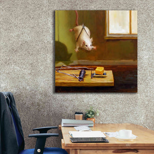 'Mission Impossible' by Lucia Heffernan, Canvas Wall Art,37x37