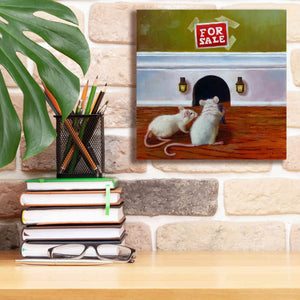 'Must See Inside' by Lucia Heffernan, Canvas Wall Art,12x12
