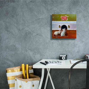 'Must See Inside' by Lucia Heffernan, Canvas Wall Art,12x12