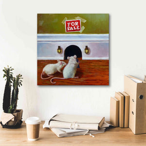 'Must See Inside' by Lucia Heffernan, Canvas Wall Art,18x18