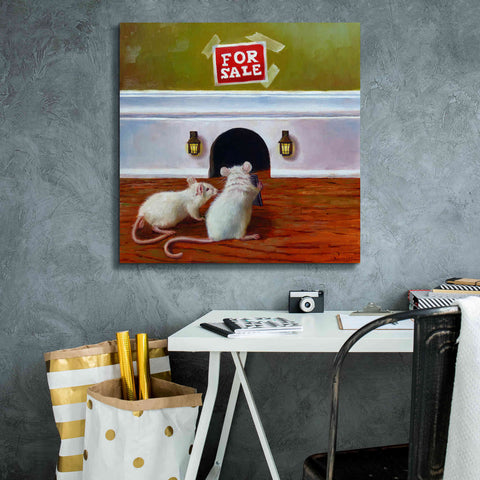 Image of 'Must See Inside' by Lucia Heffernan, Canvas Wall Art,26x26