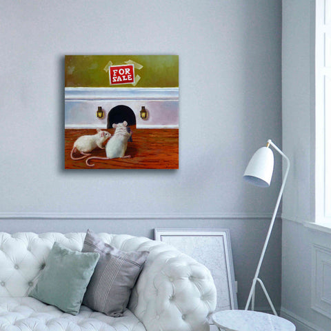 Image of 'Must See Inside' by Lucia Heffernan, Canvas Wall Art,37x37