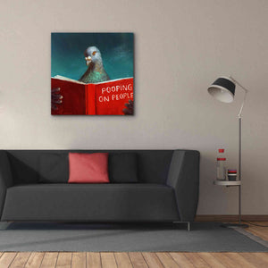 'Pooping on People' by Lucia Heffernan, Canvas Wall Art,37x37