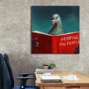 'Pooping on People' by Lucia Heffernan, Canvas Wall Art,37x37