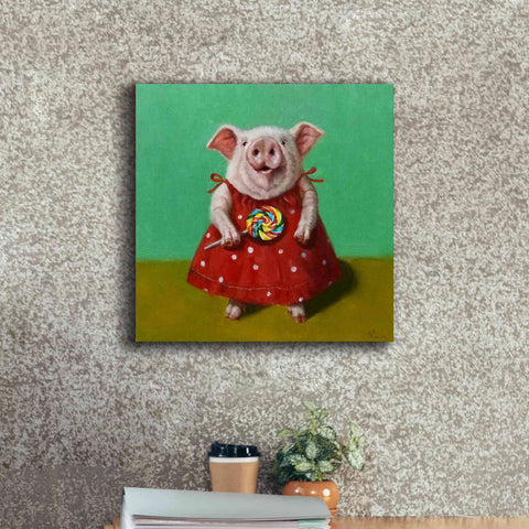 Image of 'Sticky' by Lucia Heffernan, Canvas Wall Art,18x18