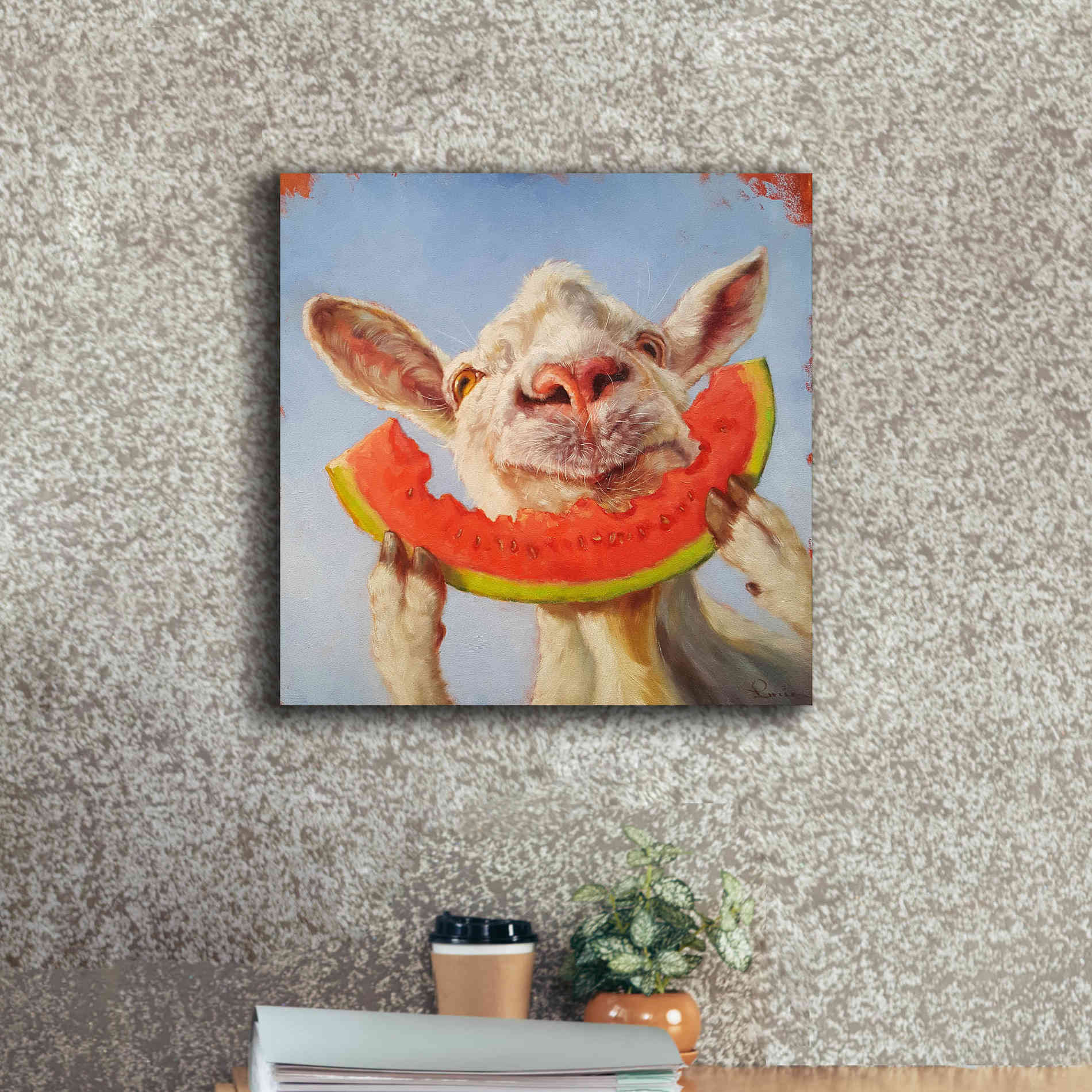 'Summer Treat' by Lucia Heffernan, Canvas Wall Art,18x18