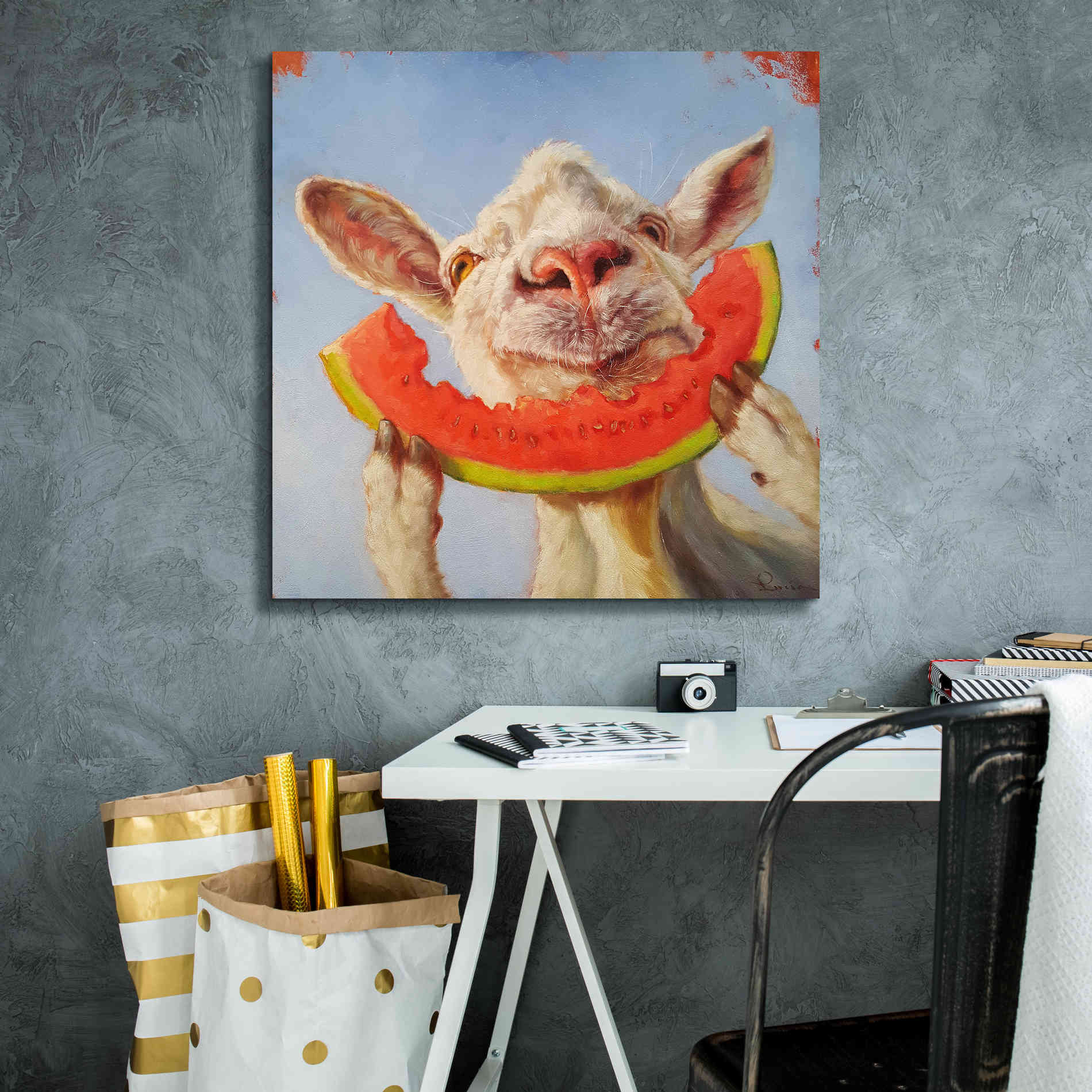 'Summer Treat' by Lucia Heffernan, Canvas Wall Art,26x26