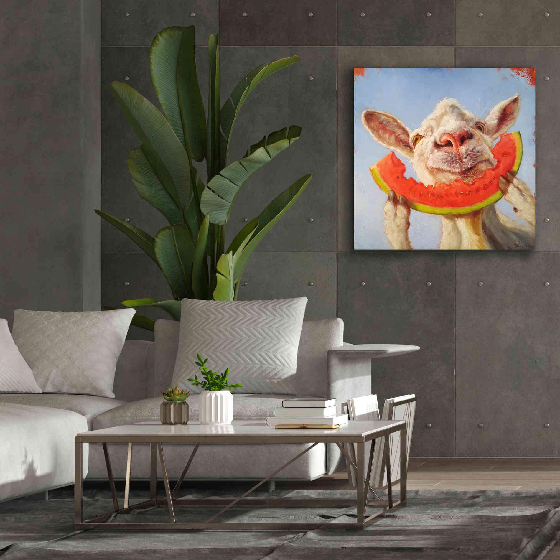 'Summer Treat' by Lucia Heffernan, Canvas Wall Art,37x37
