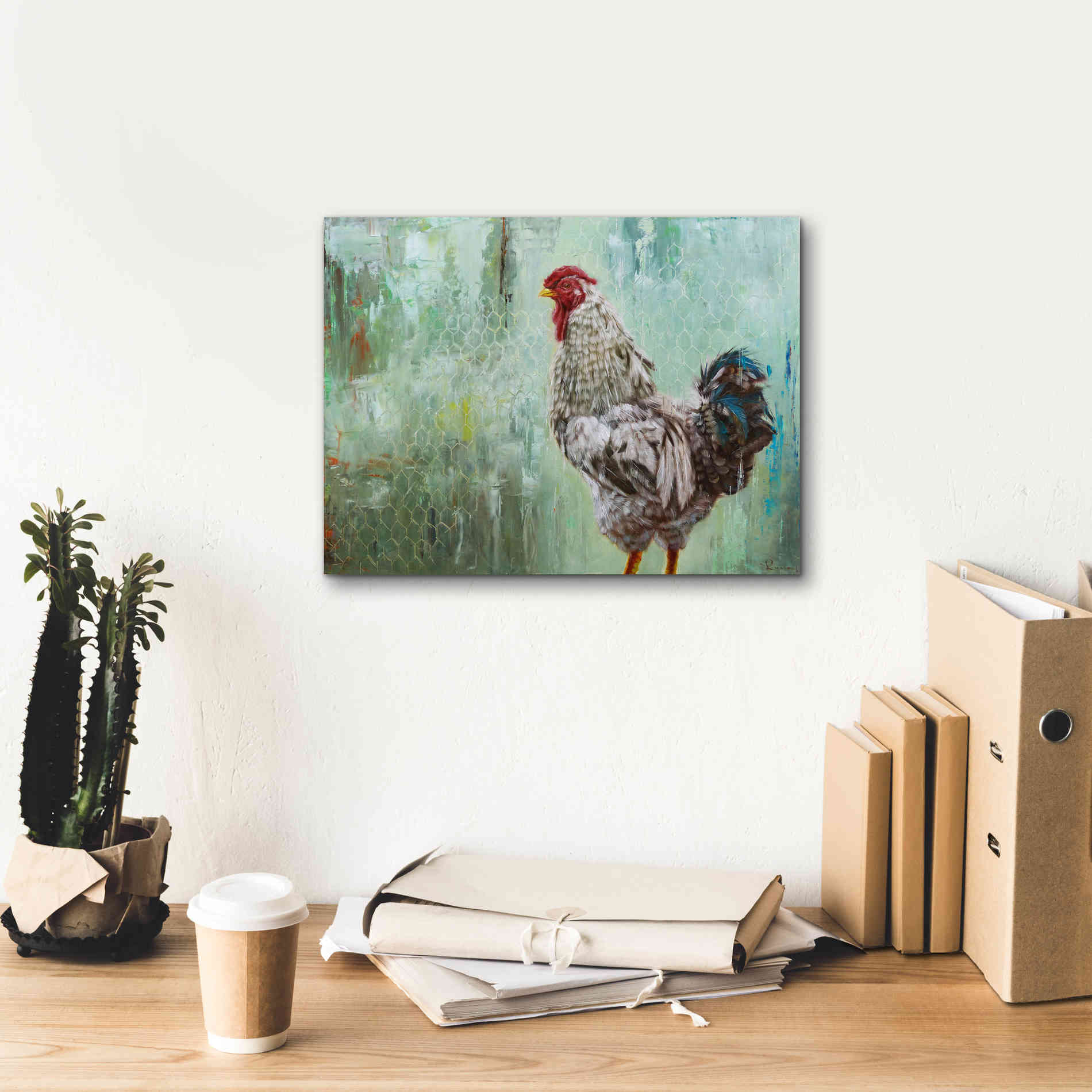 'The General' by Lucia Heffernan, Canvas Wall Art,16x12