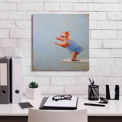 Image of 'The Plunge' by Lucia Heffernan, Canvas Wall Art,18x18