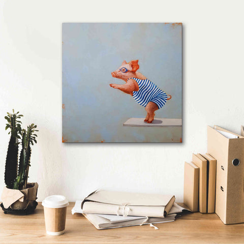 Image of 'The Plunge' by Lucia Heffernan, Canvas Wall Art,18x18