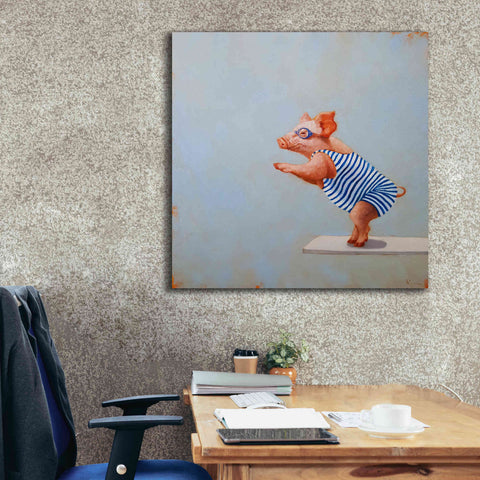 Image of 'The Plunge' by Lucia Heffernan, Canvas Wall Art,37x37