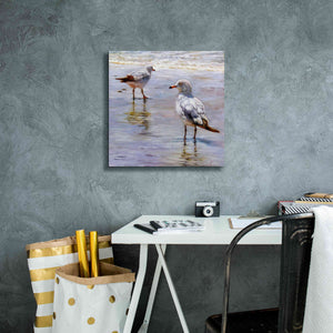 'Waders' by Lucia Heffernan, Canvas Wall Art,18x18