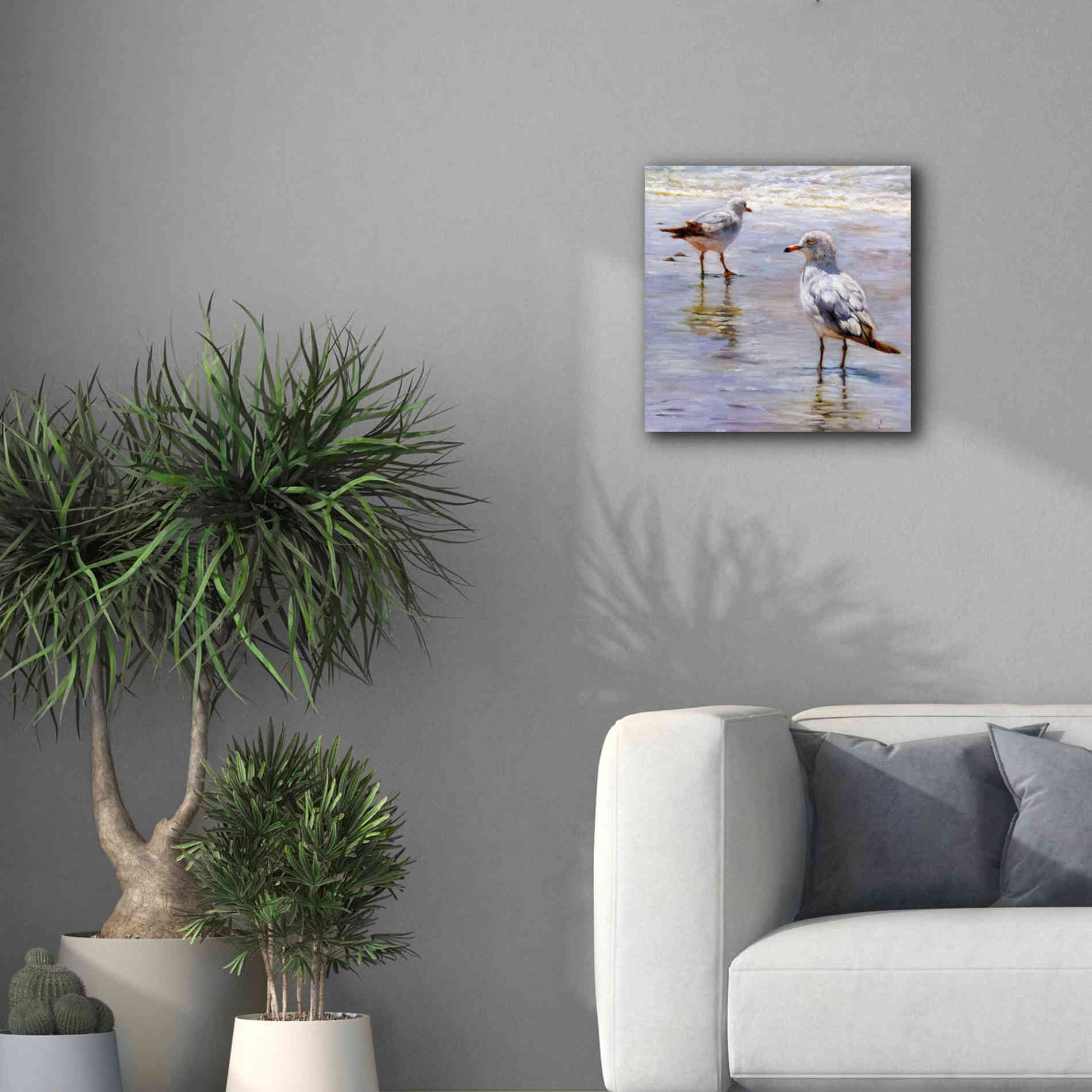 'Waders' by Lucia Heffernan, Canvas Wall Art,18x18