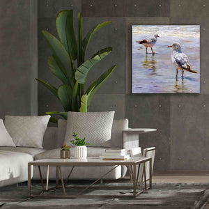 'Waders' by Lucia Heffernan, Canvas Wall Art,37x37