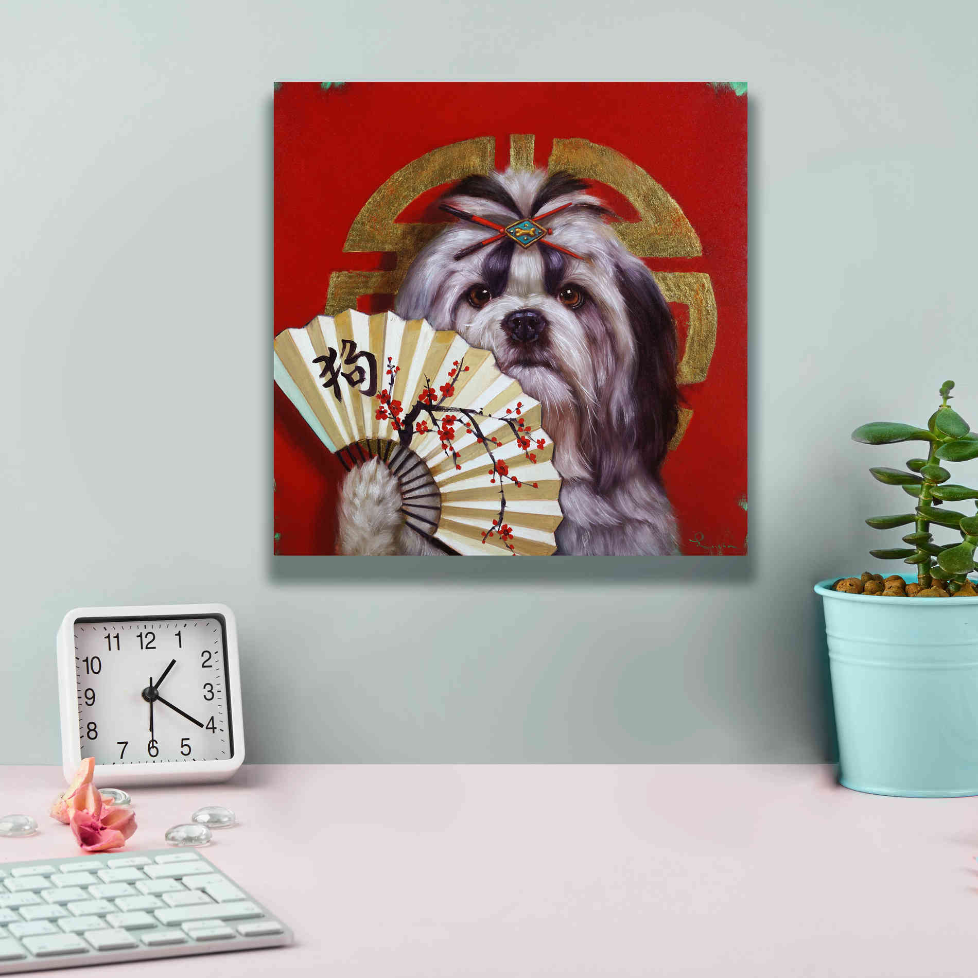 'Eternal Companion' by Lucia Heffernan, Canvas Wall Art,12x12