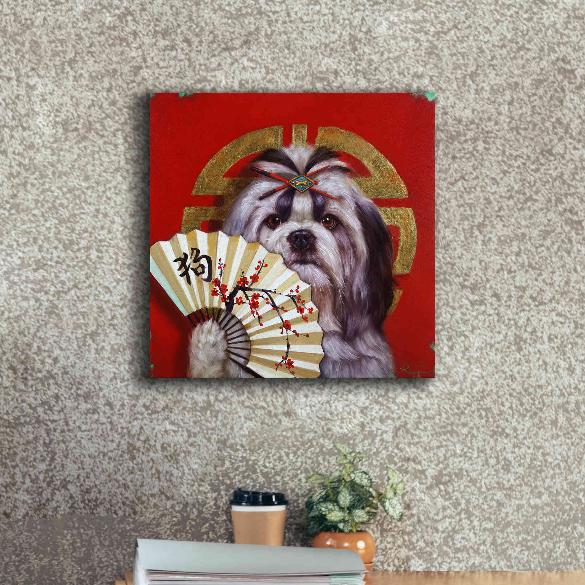 'Eternal Companion' by Lucia Heffernan, Canvas Wall Art,18x18