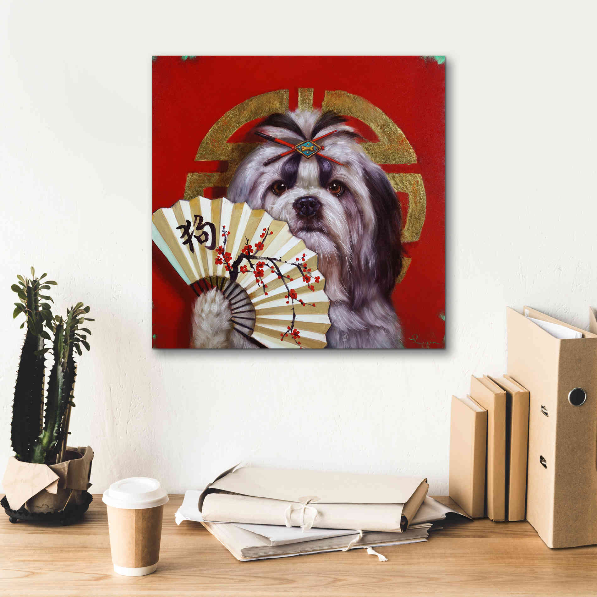'Eternal Companion' by Lucia Heffernan, Canvas Wall Art,18x18