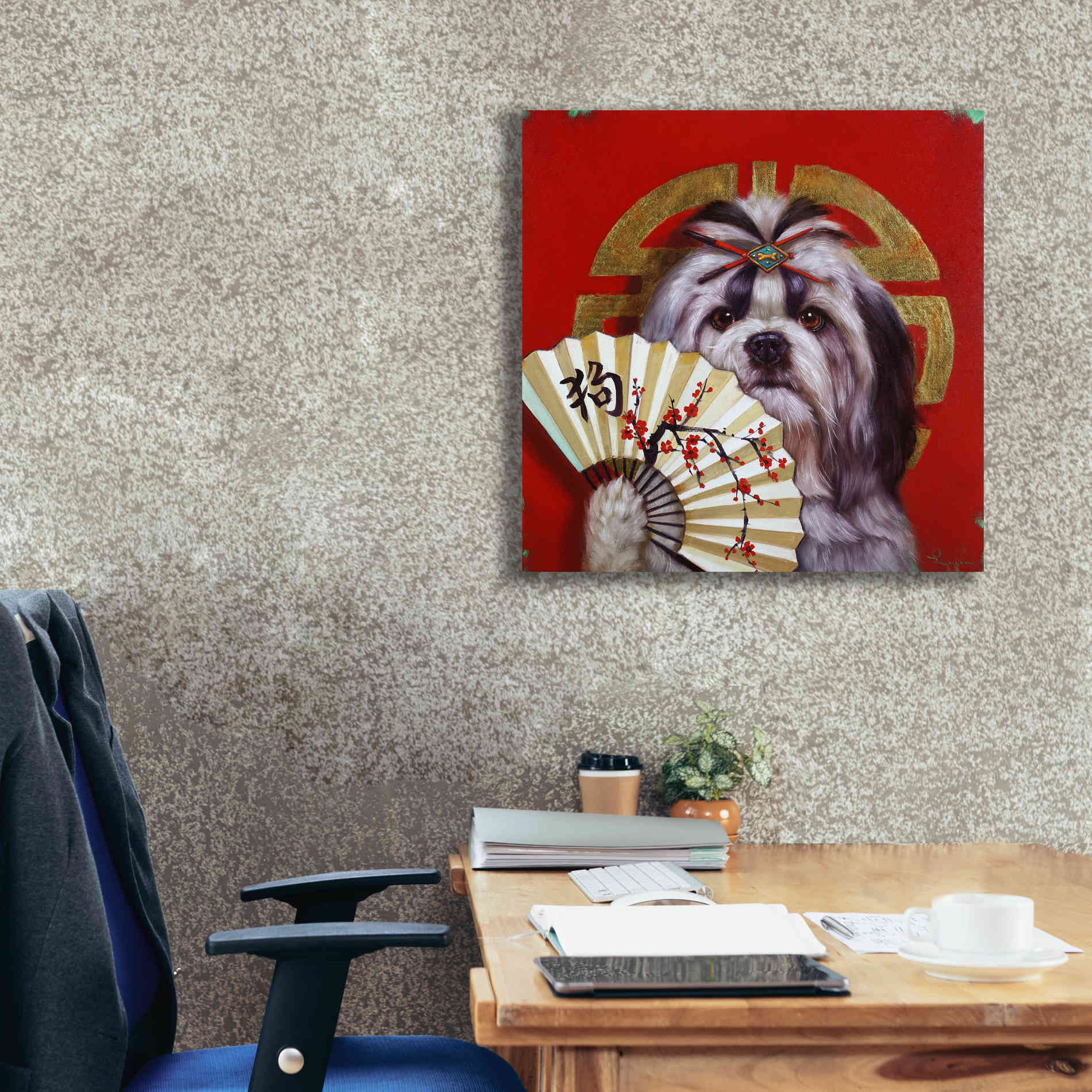 'Eternal Companion' by Lucia Heffernan, Canvas Wall Art,26x26