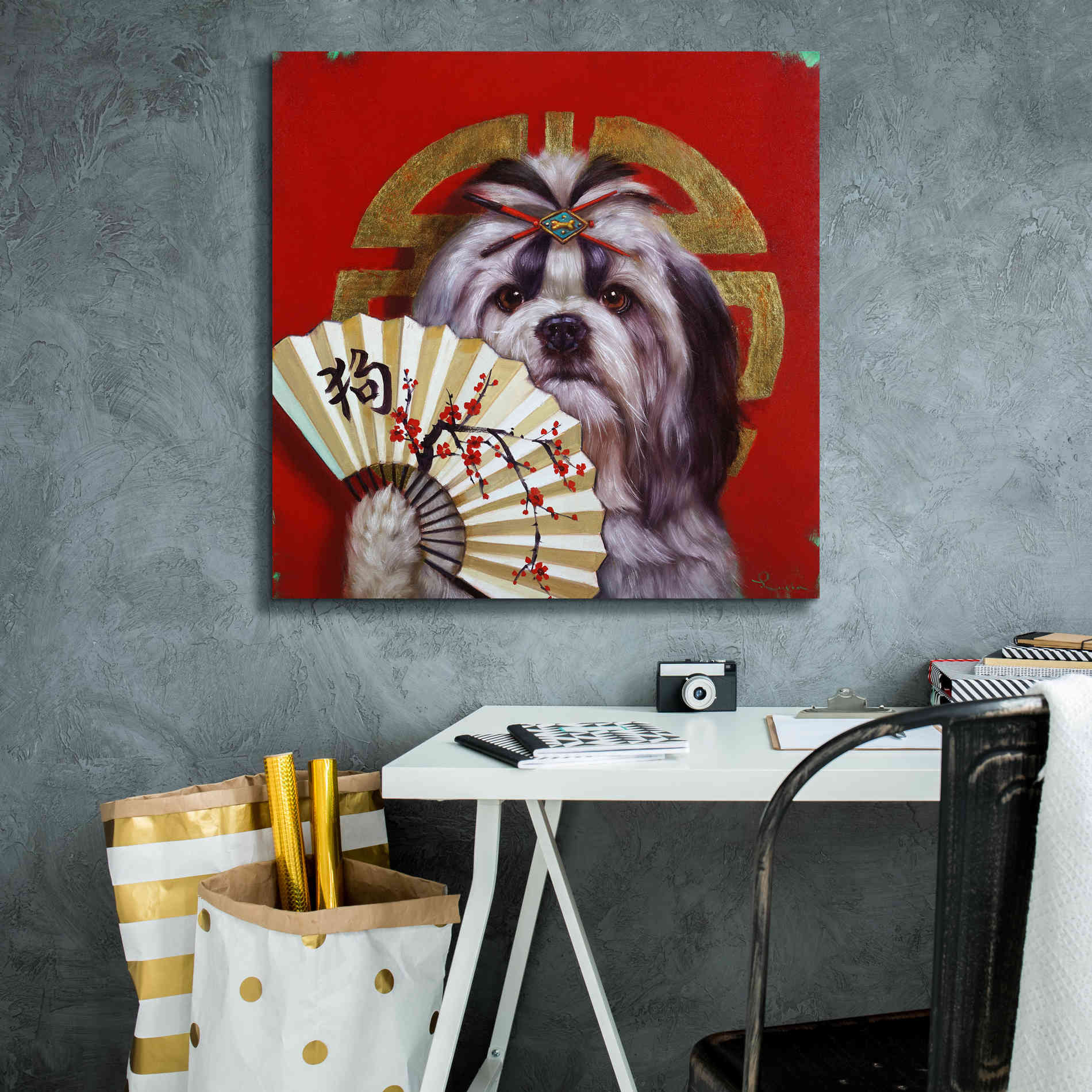 'Eternal Companion' by Lucia Heffernan, Canvas Wall Art,26x26