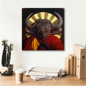'Holy Cow II' by Lucia Heffernan, Canvas Wall Art,18x18