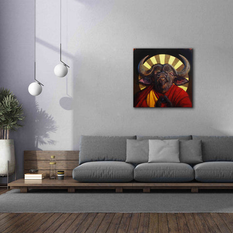 Image of 'Holy Cow II' by Lucia Heffernan, Canvas Wall Art,37x37