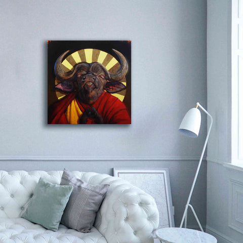 Image of 'Holy Cow II' by Lucia Heffernan, Canvas Wall Art,37x37