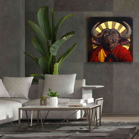 Image of 'Holy Cow II' by Lucia Heffernan, Canvas Wall Art,37x37