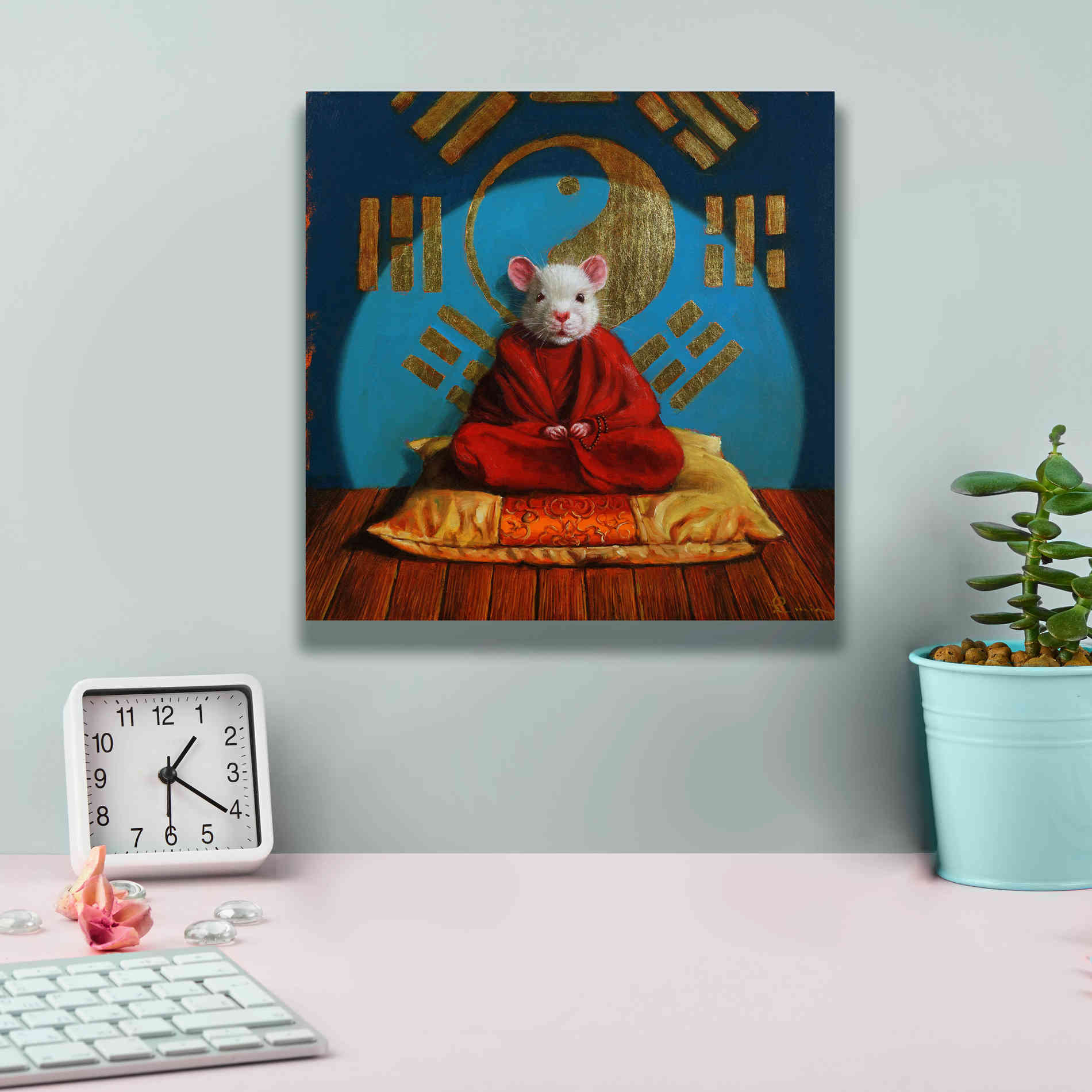 'Inner Peace' by Lucia Heffernan, Canvas Wall Art,12x12