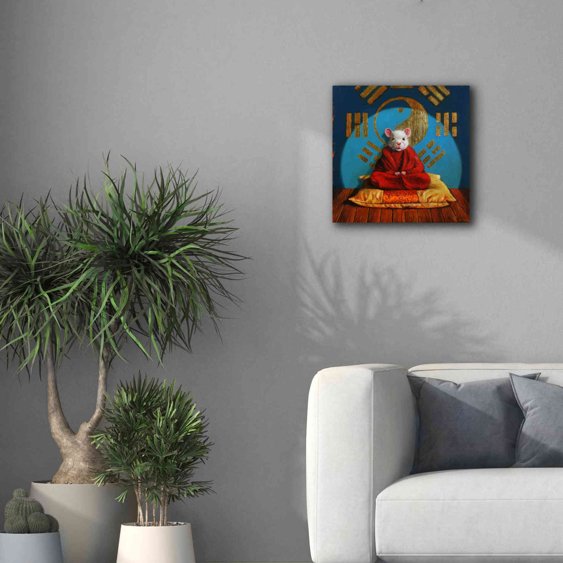 'Inner Peace' by Lucia Heffernan, Canvas Wall Art,18x18
