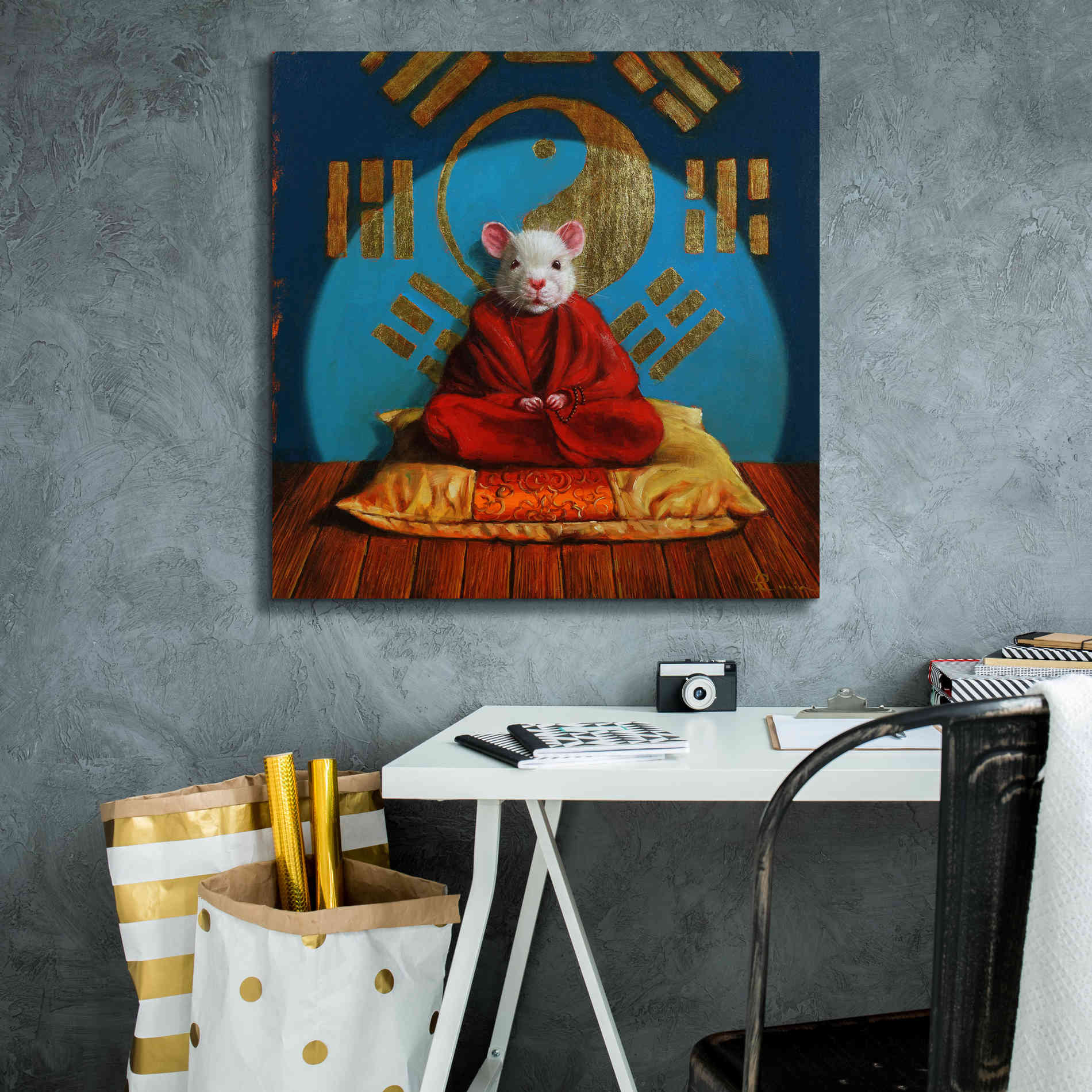 'Inner Peace' by Lucia Heffernan, Canvas Wall Art,26x26