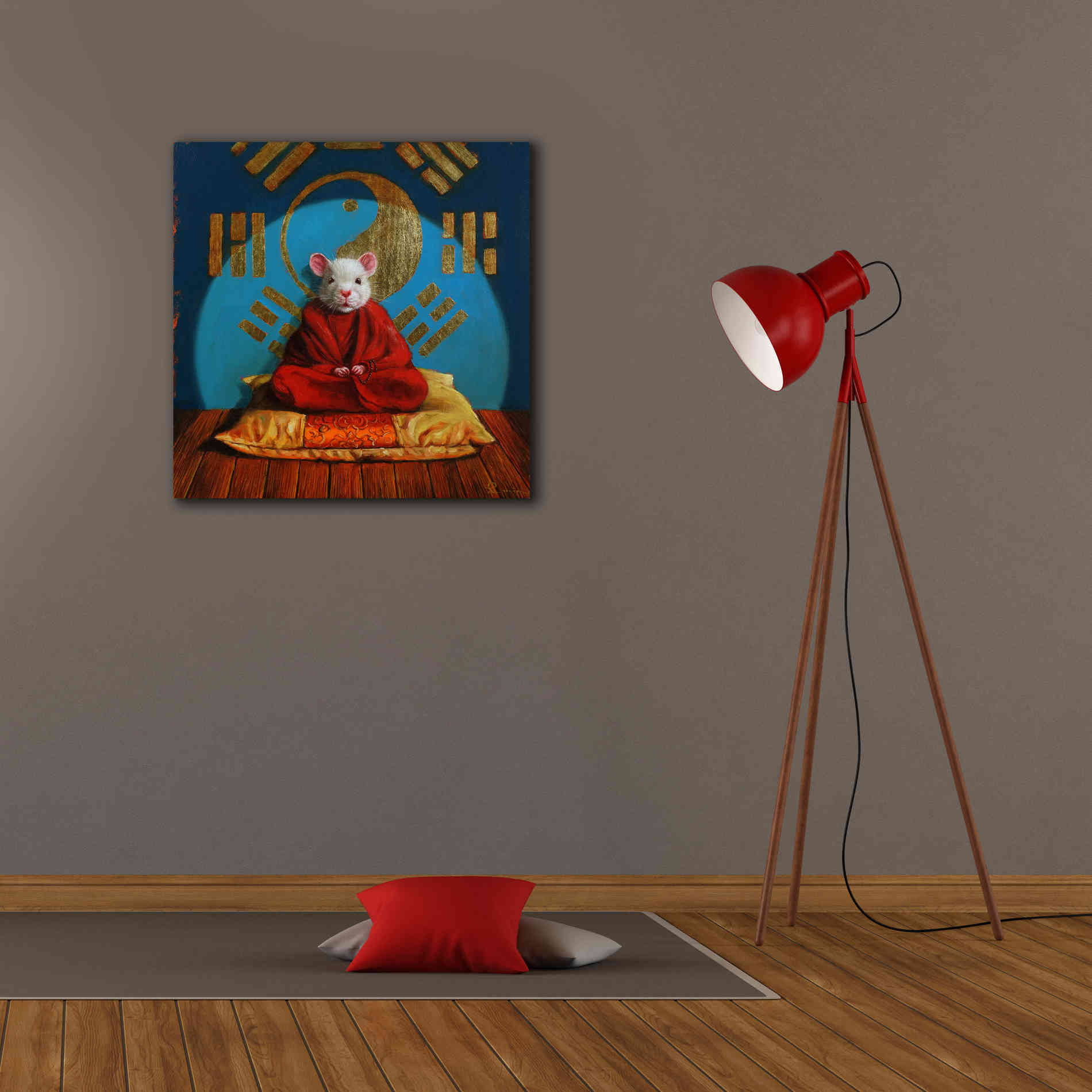 'Inner Peace' by Lucia Heffernan, Canvas Wall Art,26x26