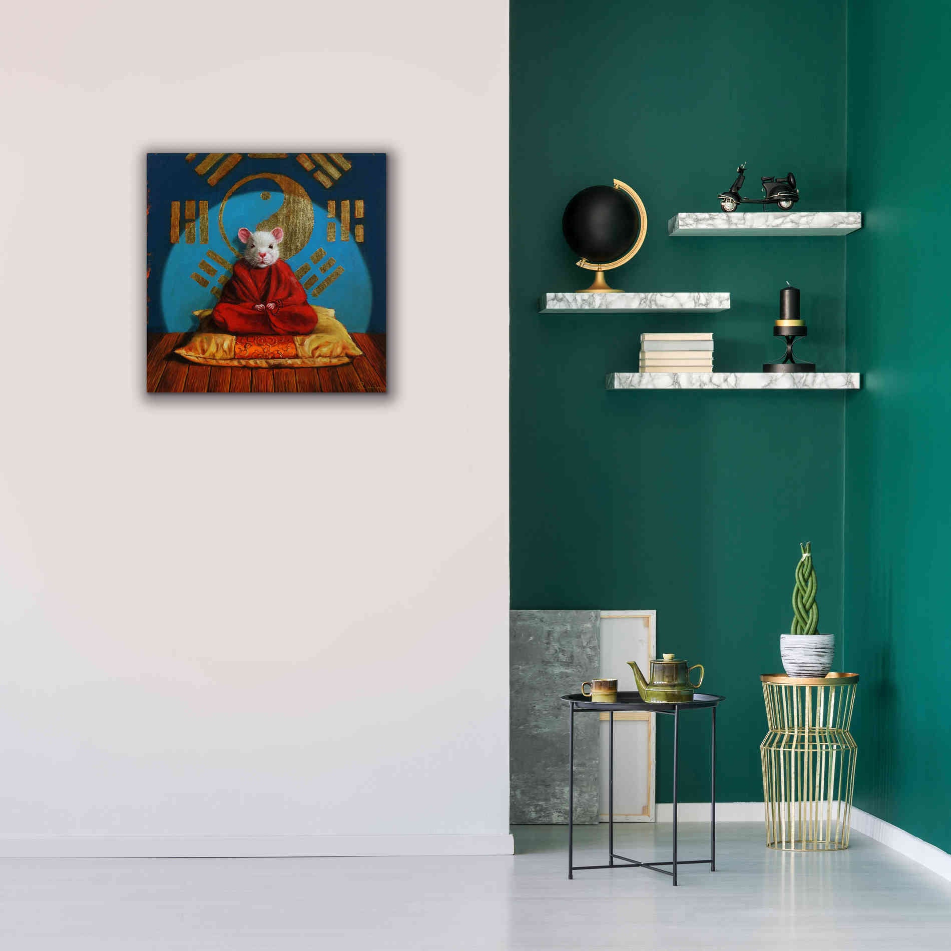 'Inner Peace' by Lucia Heffernan, Canvas Wall Art,26x26
