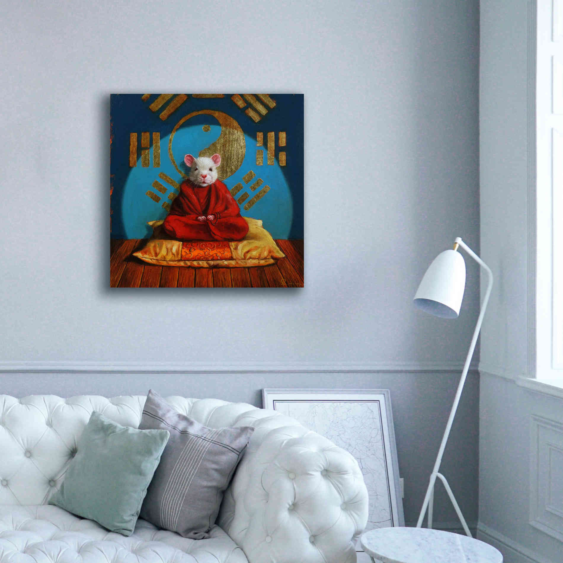 'Inner Peace' by Lucia Heffernan, Canvas Wall Art,37x37
