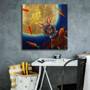 'Journey to the Moon' by Lucia Heffernan, Canvas Wall Art,26x26