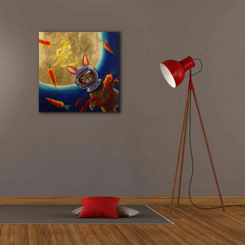 Image of 'Journey to the Moon' by Lucia Heffernan, Canvas Wall Art,26x26