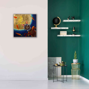 'Journey to the Moon' by Lucia Heffernan, Canvas Wall Art,26x26