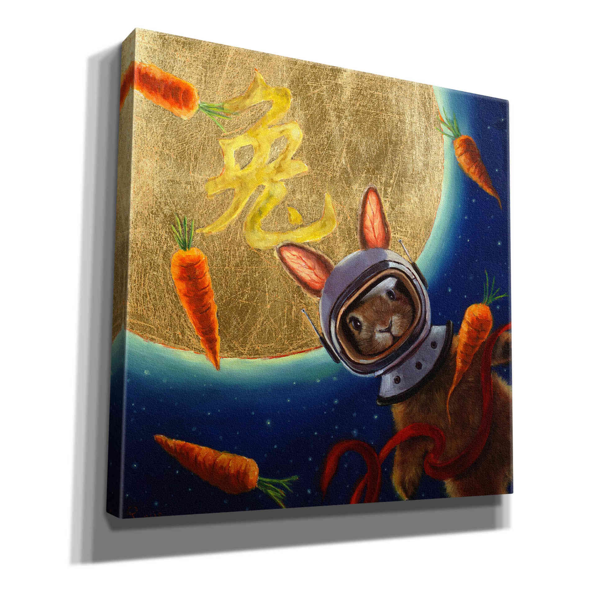 'Journey to the Moon' by Lucia Heffernan, Canvas Wall Art