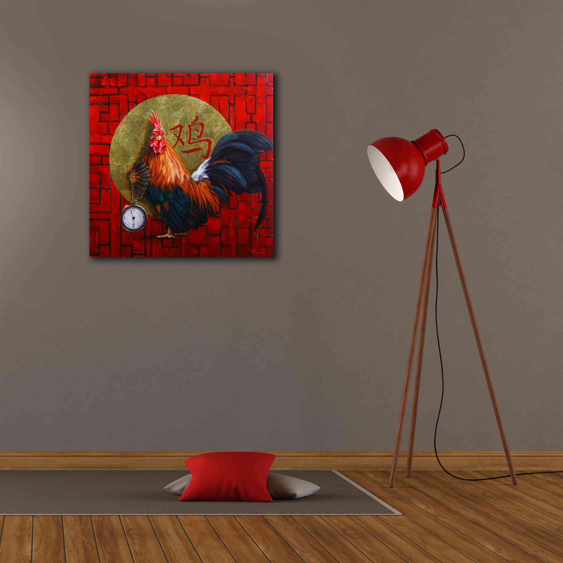 'Keeper of Time' by Lucia Heffernan, Canvas Wall Art,26x26