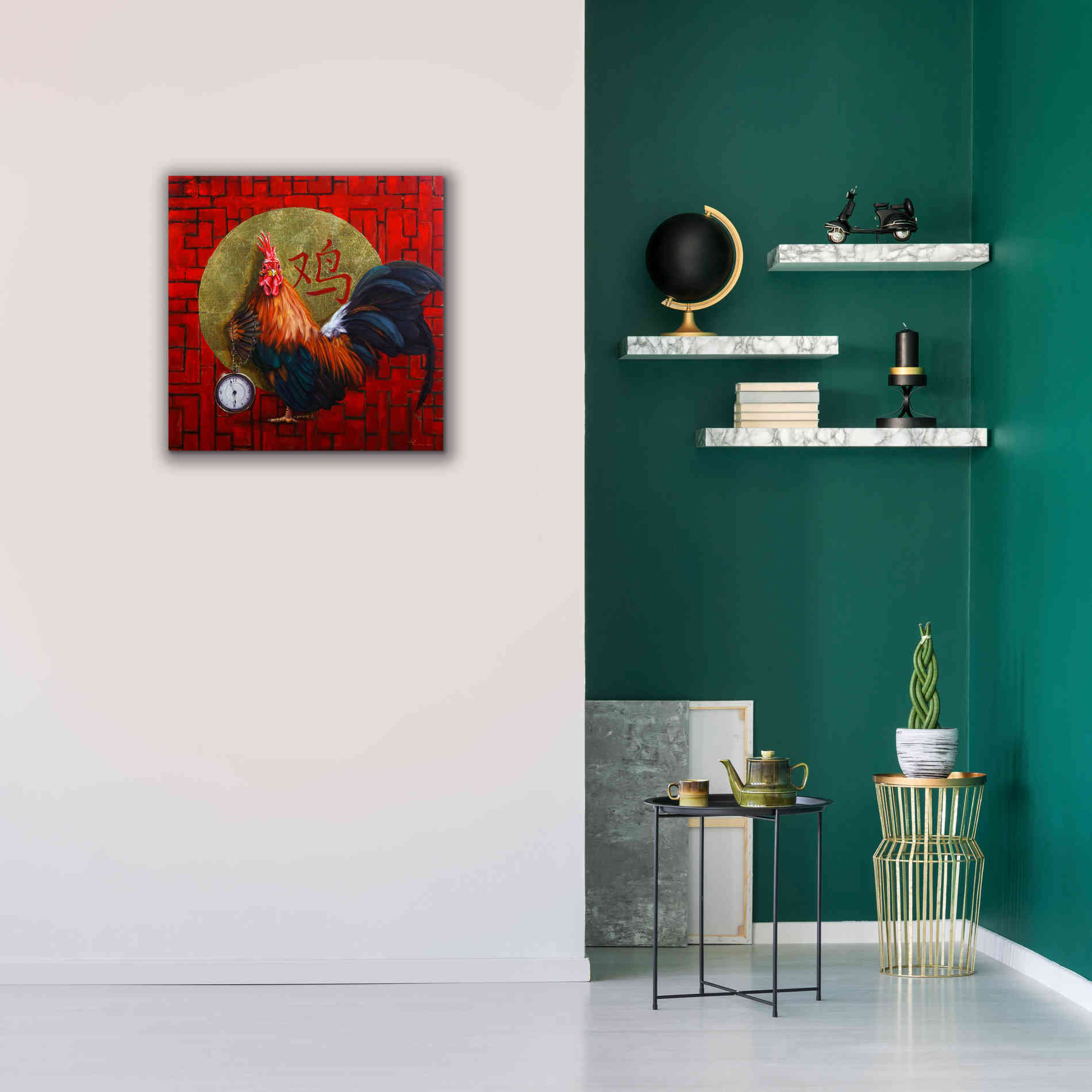 'Keeper of Time' by Lucia Heffernan, Canvas Wall Art,26x26