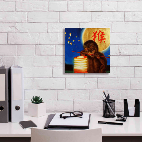 Image of 'Monkeyshine' by Lucia Heffernan, Canvas Wall Art,12x12