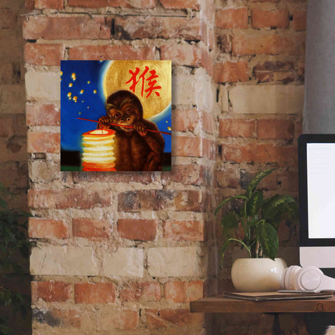 Image of 'Monkeyshine' by Lucia Heffernan, Canvas Wall Art,12x12