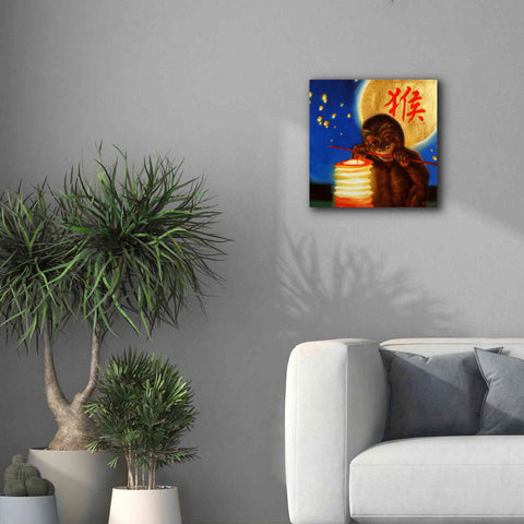 Image of 'Monkeyshine' by Lucia Heffernan, Canvas Wall Art,18x18