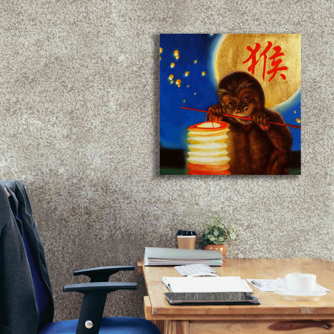 Image of 'Monkeyshine' by Lucia Heffernan, Canvas Wall Art,26x26