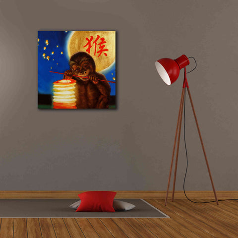 Image of 'Monkeyshine' by Lucia Heffernan, Canvas Wall Art,26x26