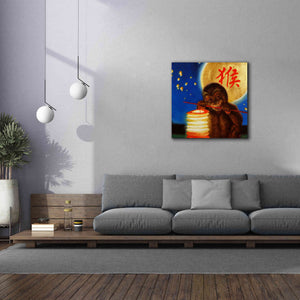 'Monkeyshine' by Lucia Heffernan, Canvas Wall Art,37x37