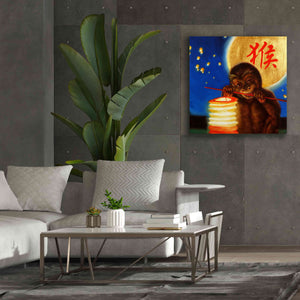 'Monkeyshine' by Lucia Heffernan, Canvas Wall Art,37x37